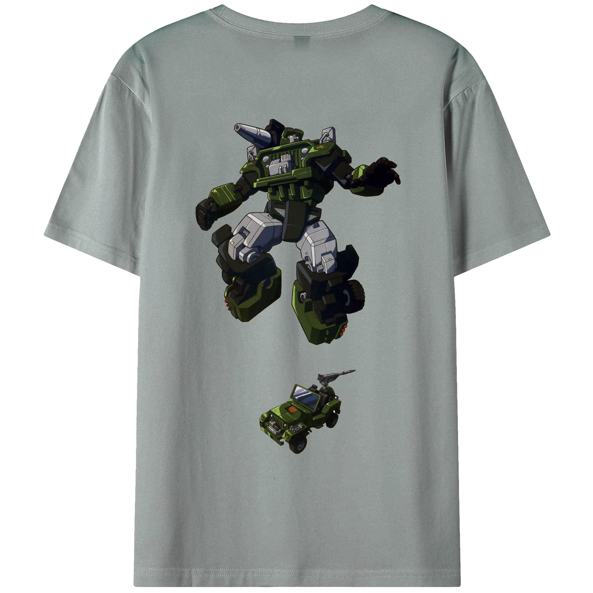 （画像用）  綿100％ メンズ半袖Tシャツ（バックプリント） 通気性